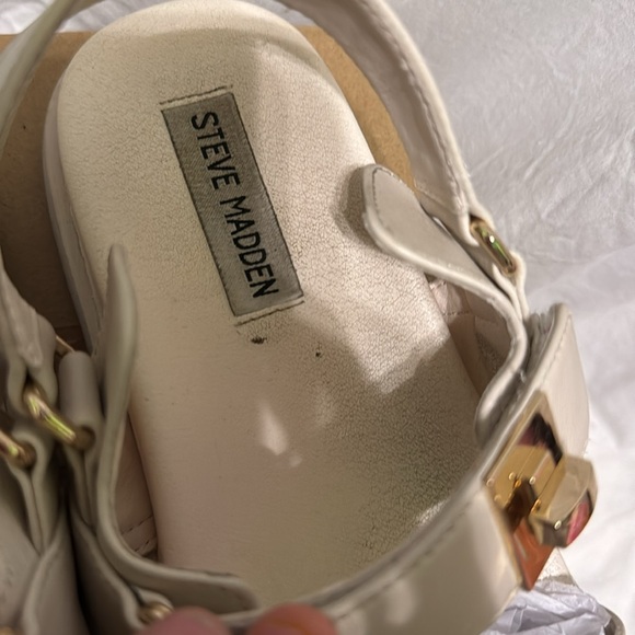 Steve Madden Bone Leather Sandals - Picture 3 of 7